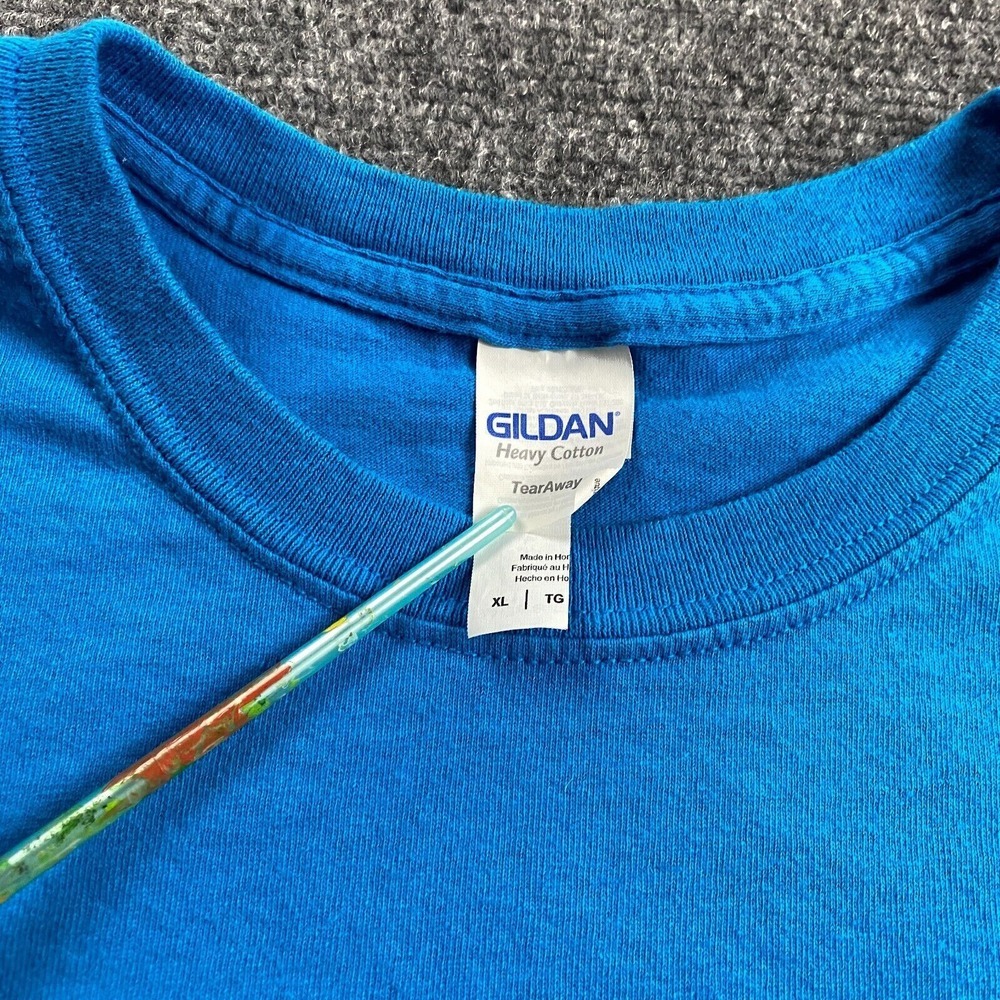 Beerwisdon Shirt Men's Extra Large Blue‎ Graphic Savannah Georgia Cotton Gildan - Picture 6 of 9